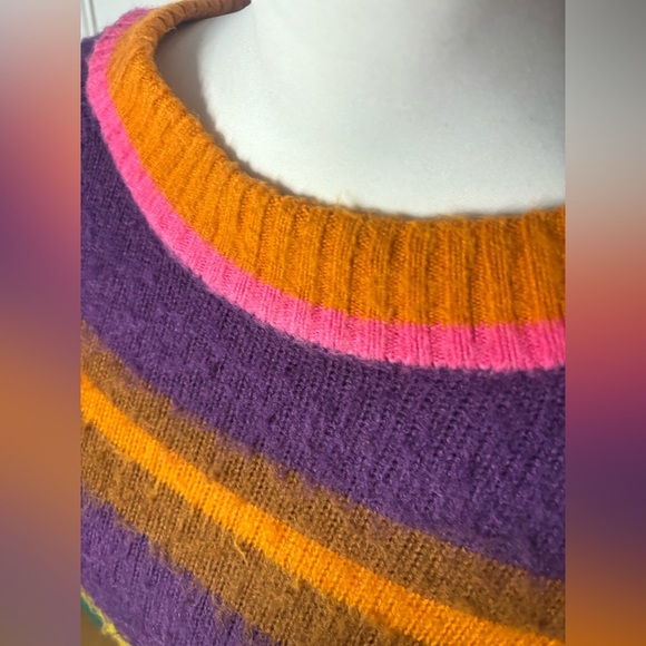 Urban outfitters | used sweater size small p | fuzzy as fun and rainbow! - Picture 4 of 11
